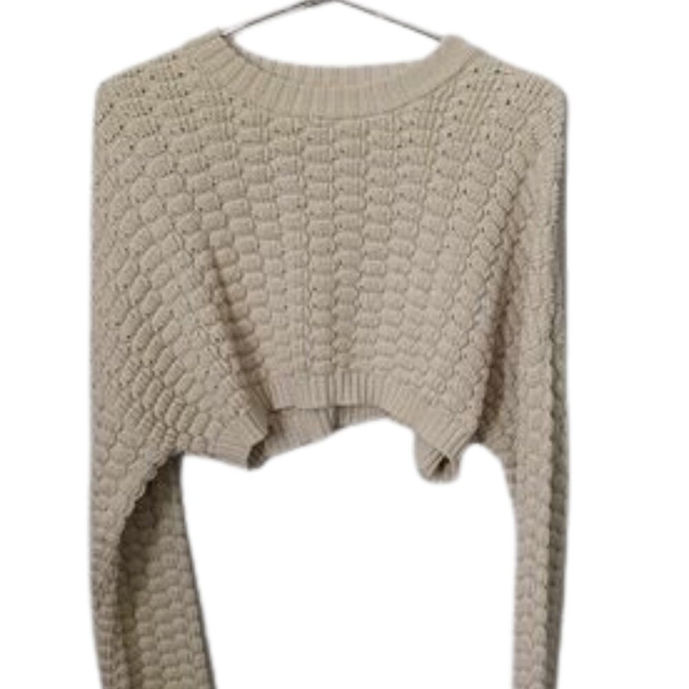 Milk It Glare Knit Cutout Sweater Size 8
